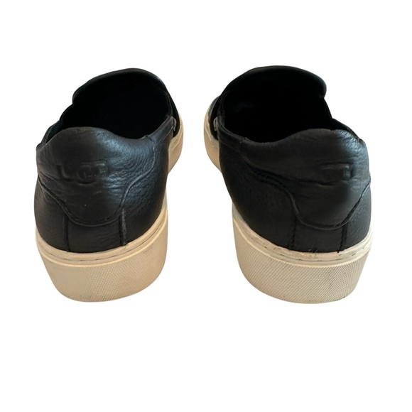UGG Jass Black Leather Slip-On Loafers - Picture 5 of 10